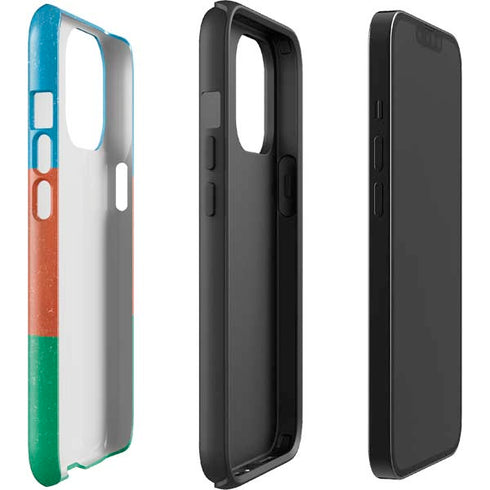 Azerbaijan Flag Distressed iPhone 13 Pro Max Impact Case